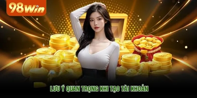  Lưu ý quan trọng khi tạo tài khoản